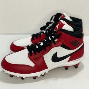 Nike Air Jordan TD Mid Football Cleats sz 10.5 Red